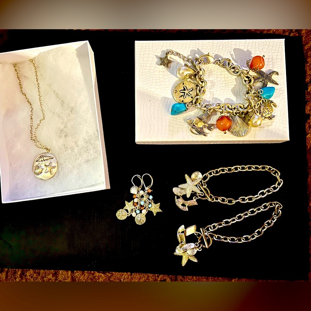 Ocean sites jewelry set.